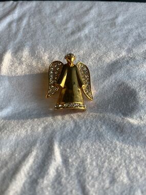 Monet Angel Vintage Brooch Pin